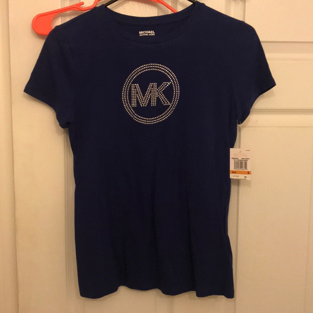 Blue Michael kors t-shirt